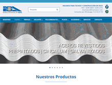 Tablet Screenshot of insumasur.com